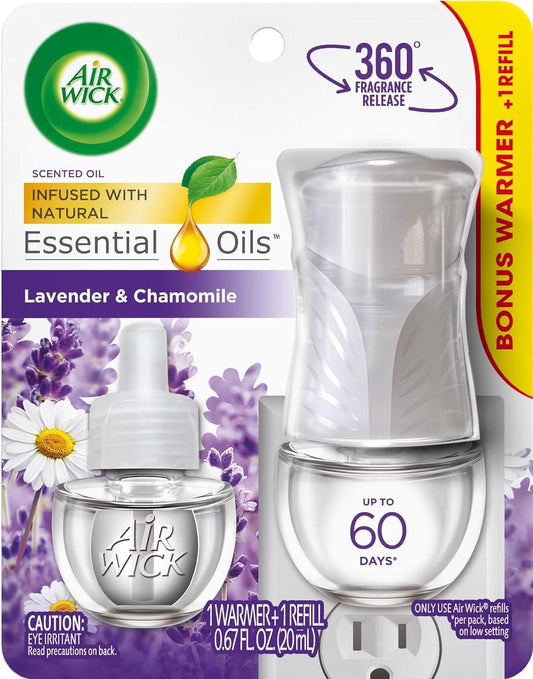 Air Wick Aceite perfumado enchufable kit de iniciación lavanda y manzanilla 1 - VIRTUAL MUEBLES