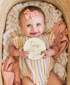 Winnie Baby Disco de marcador mensual de hitos para bebé, letrero de anuncio de - VIRTUAL MUEBLES