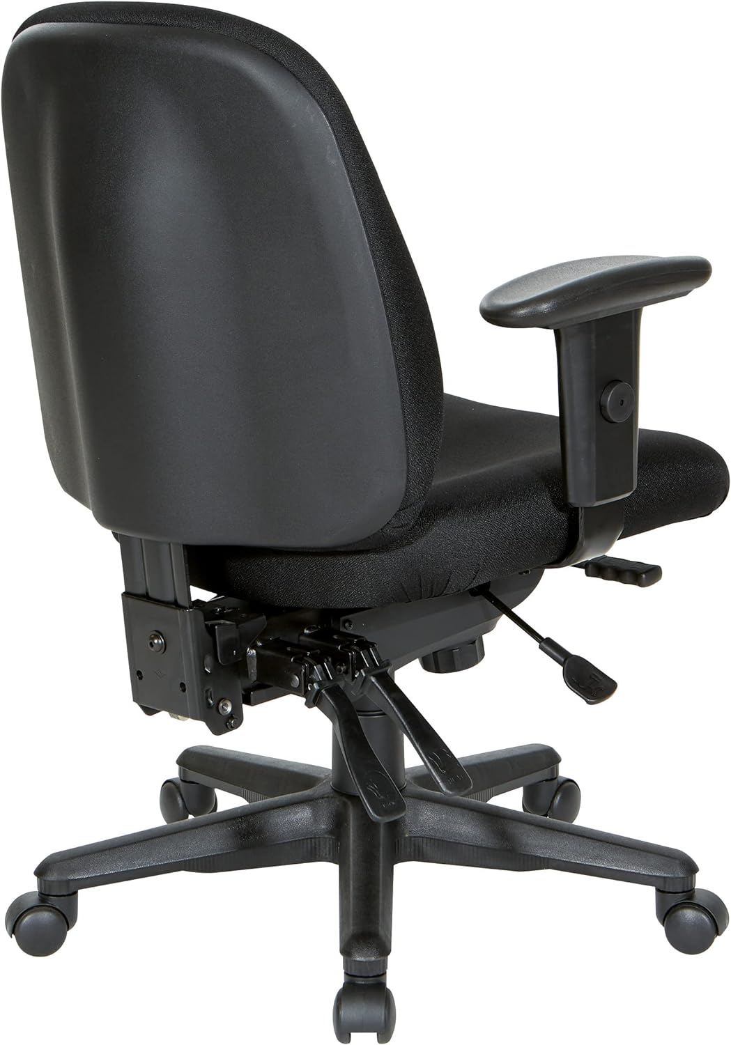 Office Star Silla ergonómica de escritorio de oficina con respaldo medio con