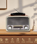 Radio AM FM Vintage Radio Retro Radio Portátil Radio Radio Radio de onda corta