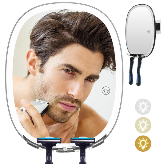 COSMIRROR Espejo de ducha sin niebla para afeitar, con soportes para - VIRTUAL MUEBLES