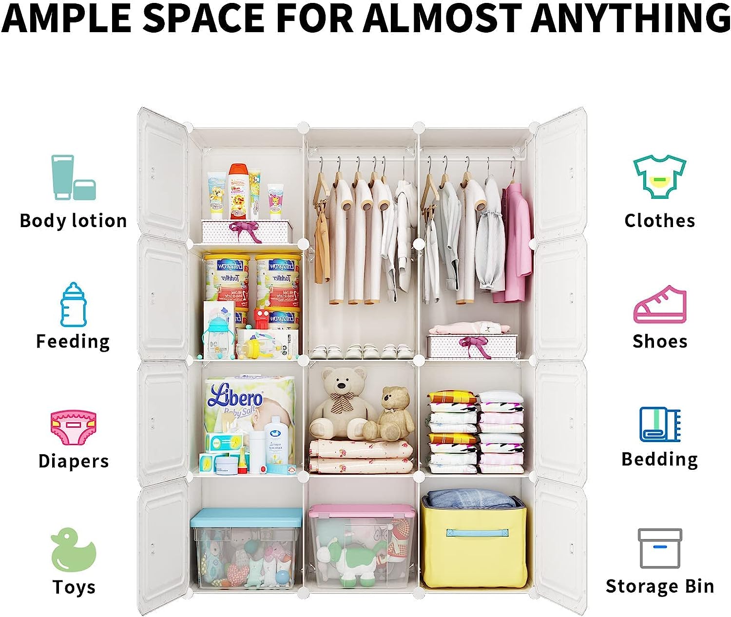 Armario De almacenamiento para bebé, armario para dormitorio De niños,  vestidores, estante, muebles para el hogar - AliExpress