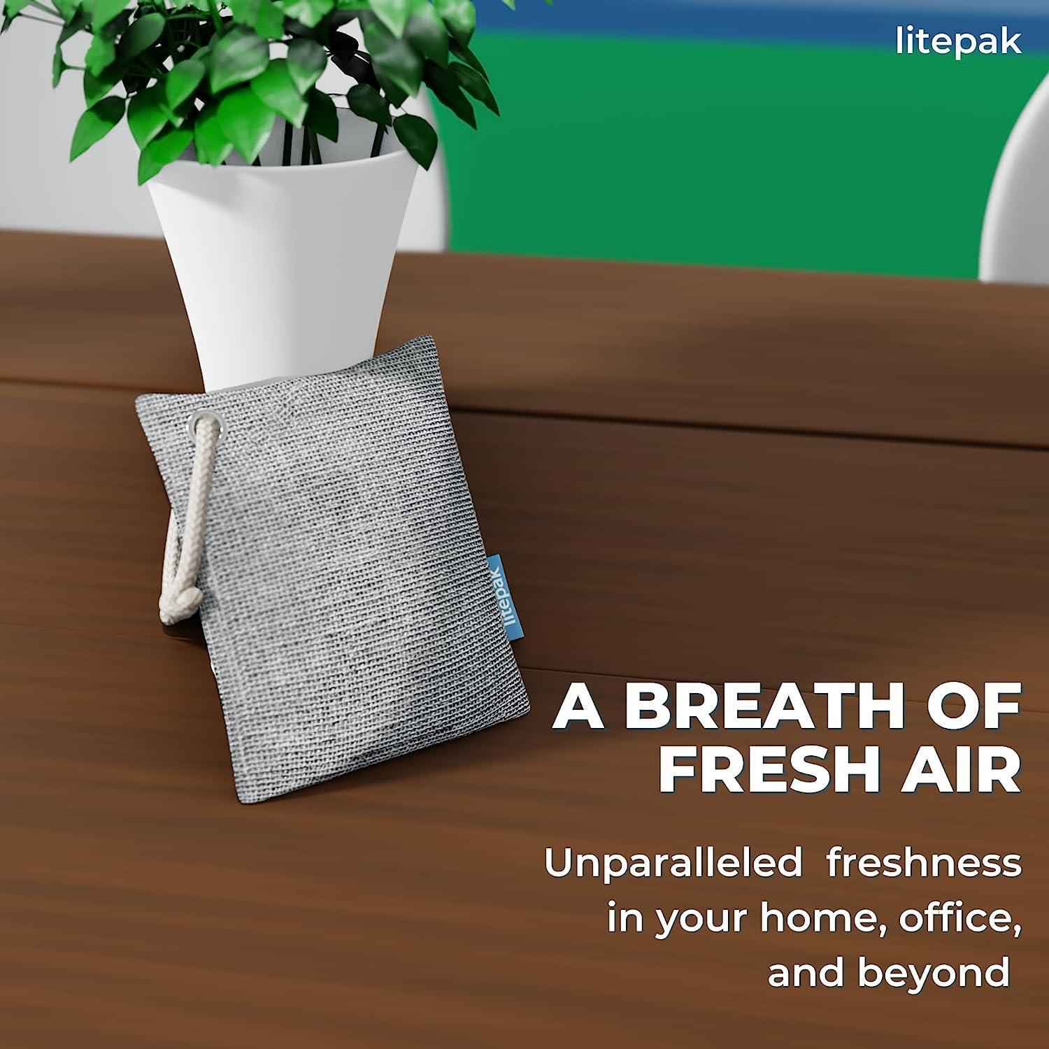 Bolsas absorbentes de olores, 4 bolsas XL, eliminador de olores de carbón - VIRTUAL MUEBLES