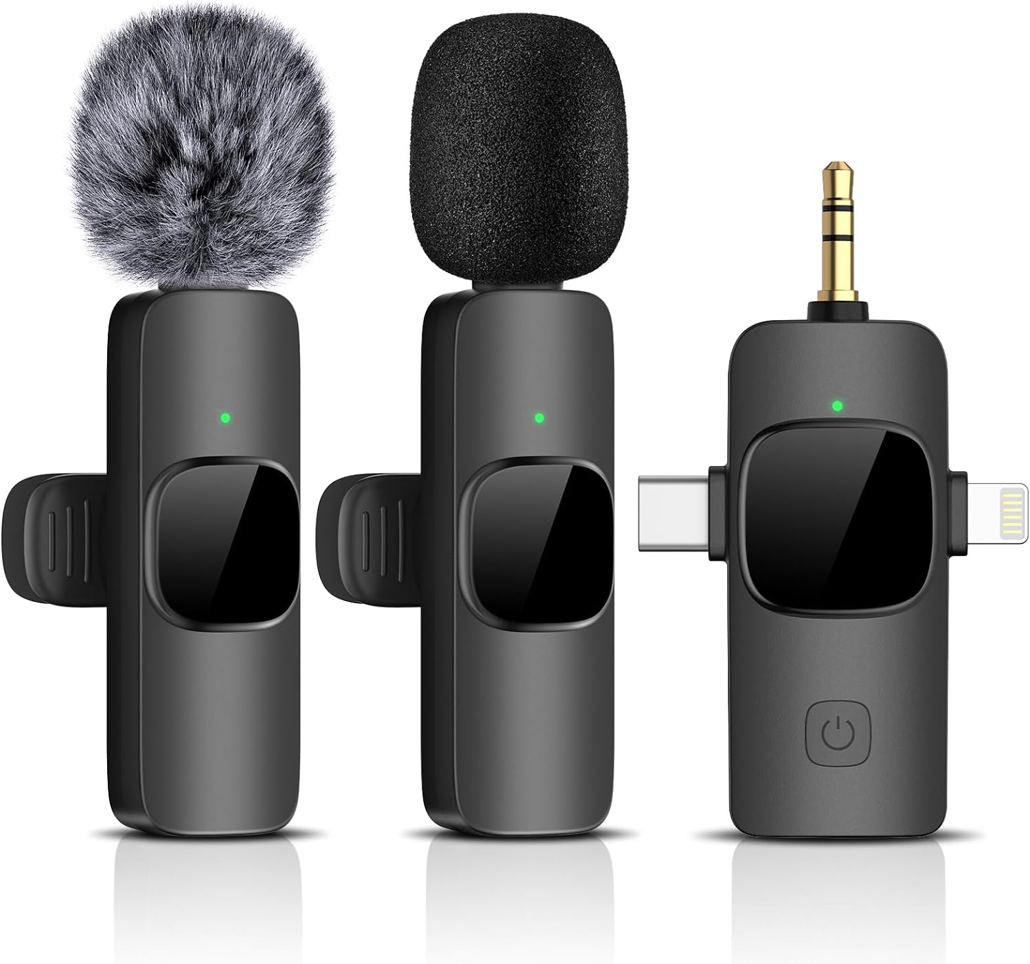 Micrófono Lavalier inalámbrico para iPhone, teléfono Android, cámara, -  VIRTUAL MUEBLES