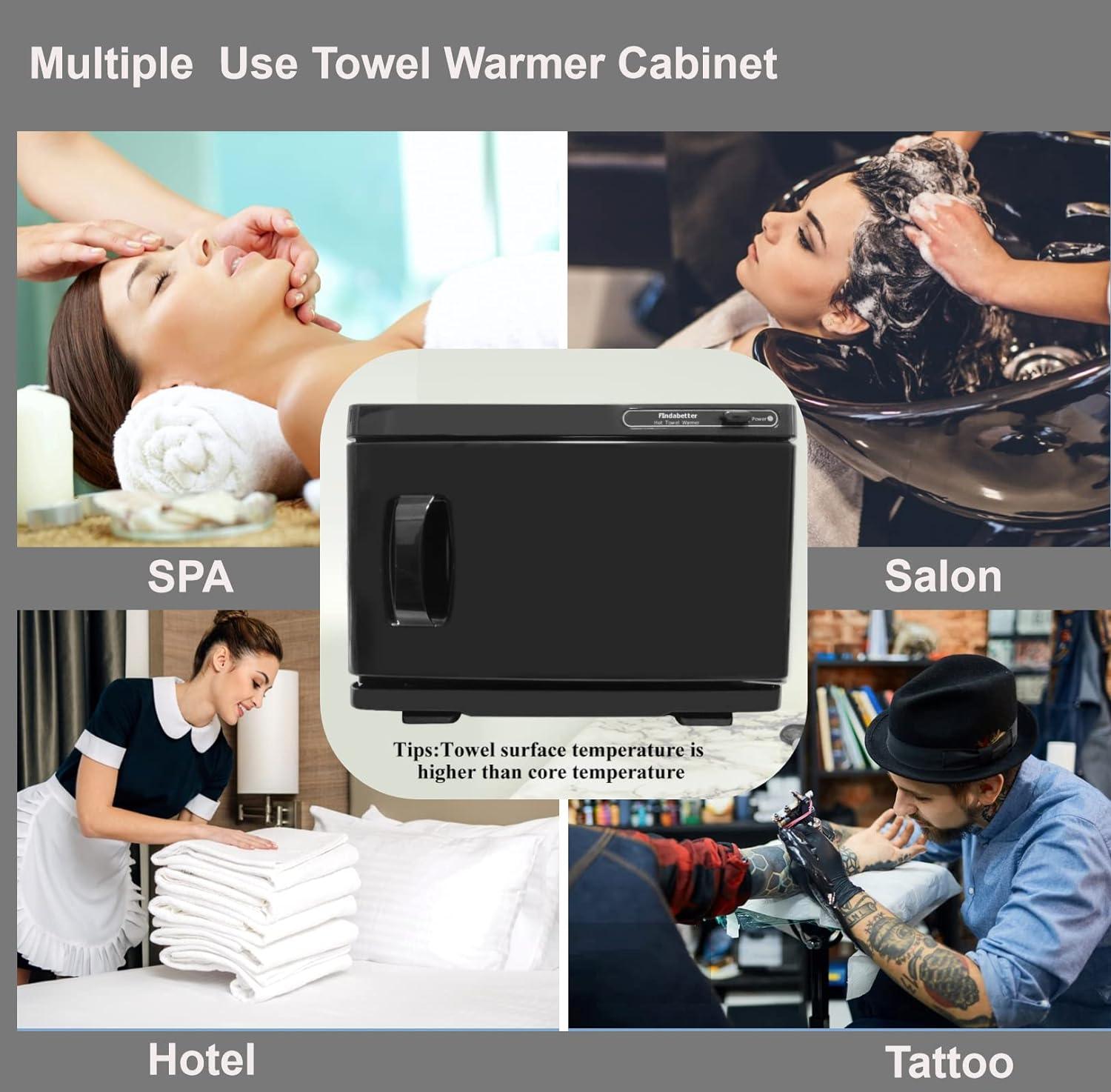 Calentador de toallas calientes, gabinete de toallas calientes de 8 litros de - VIRTUAL MUEBLES