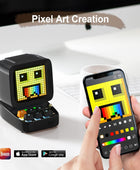 Ditoo Retro Pixel Art Game Altavoz Bluetooth con pantalla frontal controlada
