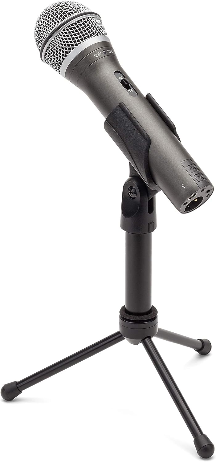 Technologies Q2U USBXLR Micrófono dinámico para grabación y podcasting incluye