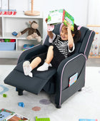 Silla reclinable para niños, silla reclinable para juegos con bolsillos