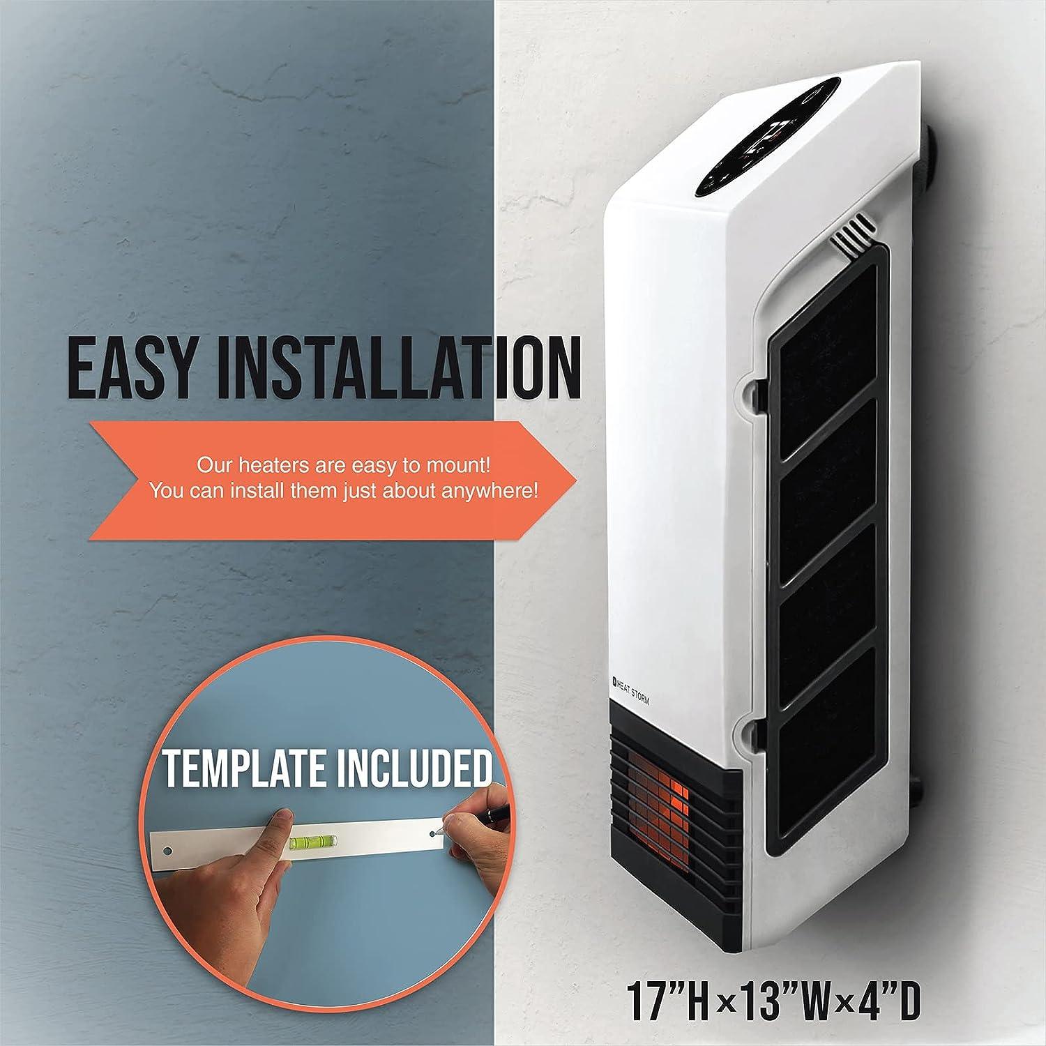 Calefactor infrarrojos INFRARED-155 instalación mural 600-1200W