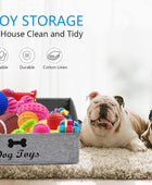 Cesta de juguetes para perros y caja de juguetes para perros, cesta de juguetes