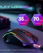 Redragon Mouse para juegos mouse inalámbrico para juegos con retroiluminación