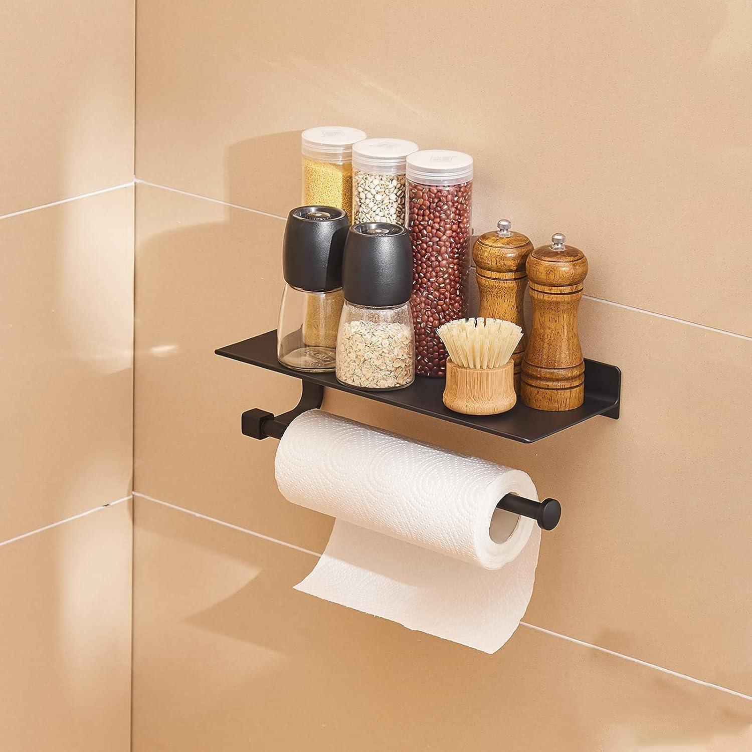 Toallero de mano para baño, soporte para toallas de papel, soporte de pared, - VIRTUAL MUEBLES