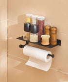 Toallero de mano para baño, soporte para toallas de papel, soporte de pared, - VIRTUAL MUEBLES