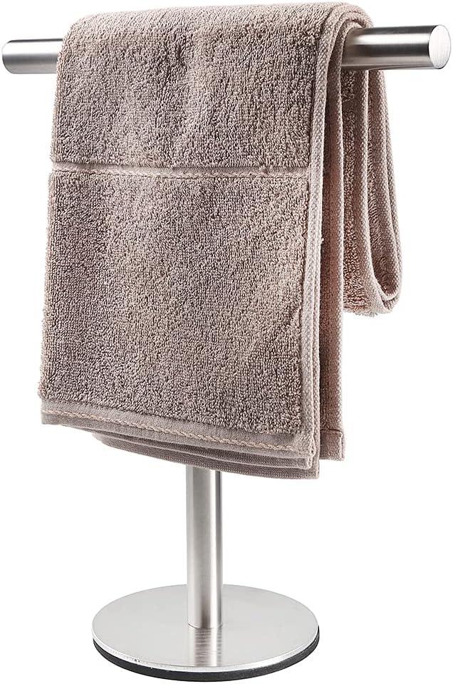 Soporte para toallas de mano de baño soporte para toallas de mano en forma de T - VIRTUAL MUEBLES