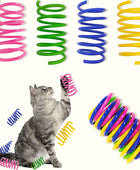 Juguetes de resorte para gatos paquete de 30 resortes en espiral para gatos de