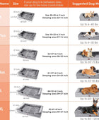 Camas ortopédicas para perros grandes, cama grande de espuma viscoelástica
