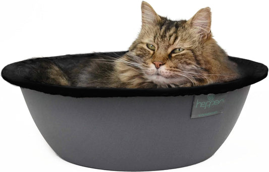 Cat Nest Cama lavable para gatos con forro polar esponjoso extraíble Cama