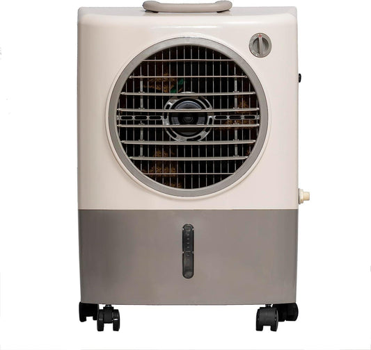 Enfriador evaporativo portátil MC18M Color gris, 1300 CFM Enfría 500 pies - VIRTUAL MUEBLES