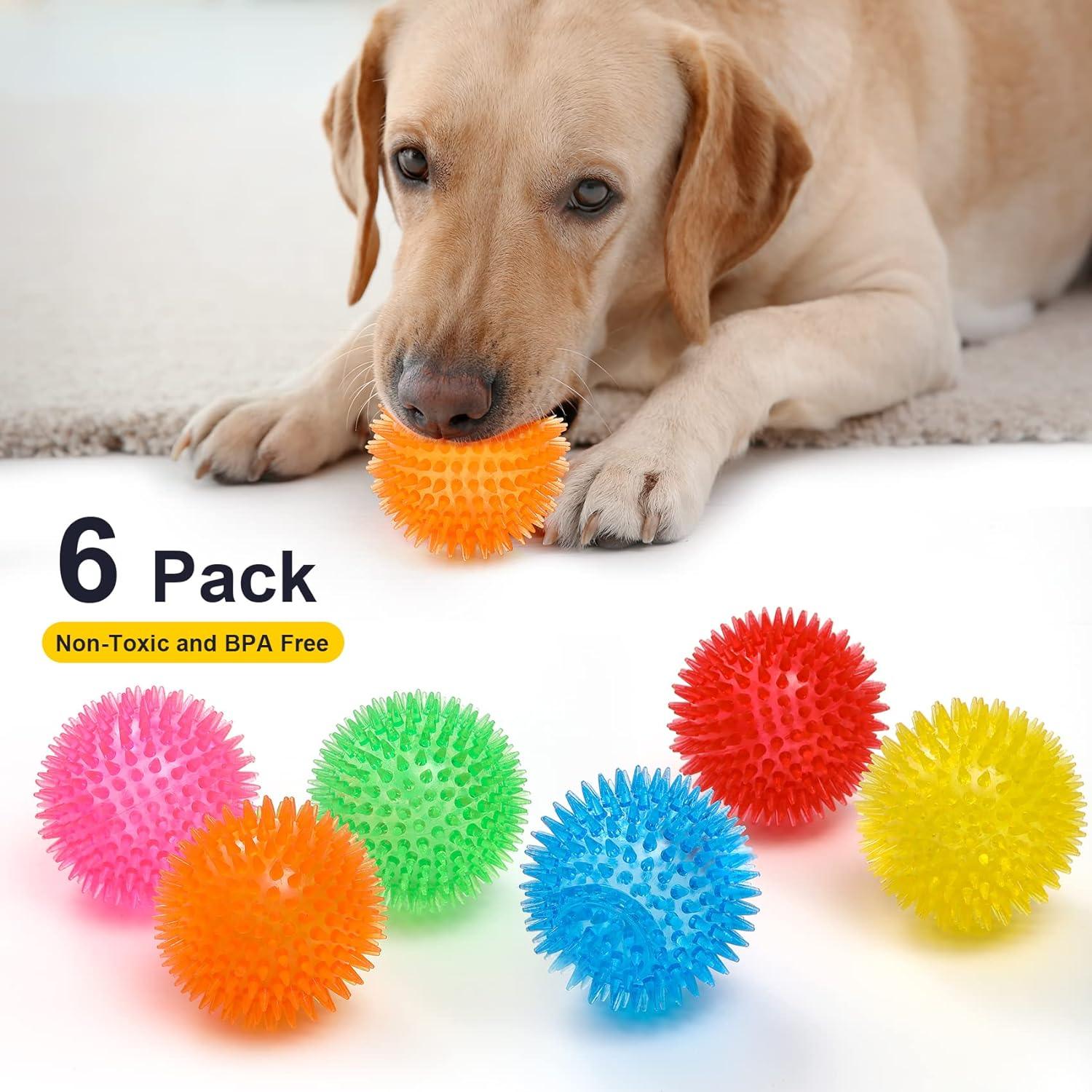 Pelotas para perros de 3.5 pulgadas (paquete de 4) juguetes chirriante -  VIRTUAL MUEBLES