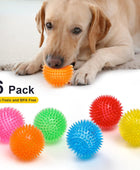 Pelotas de juguete chirriantes para perros de 3.5 pulgadas (6 colores),