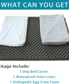 Camas impermeables para perros grandes con funda lavable, almohadas suaves para