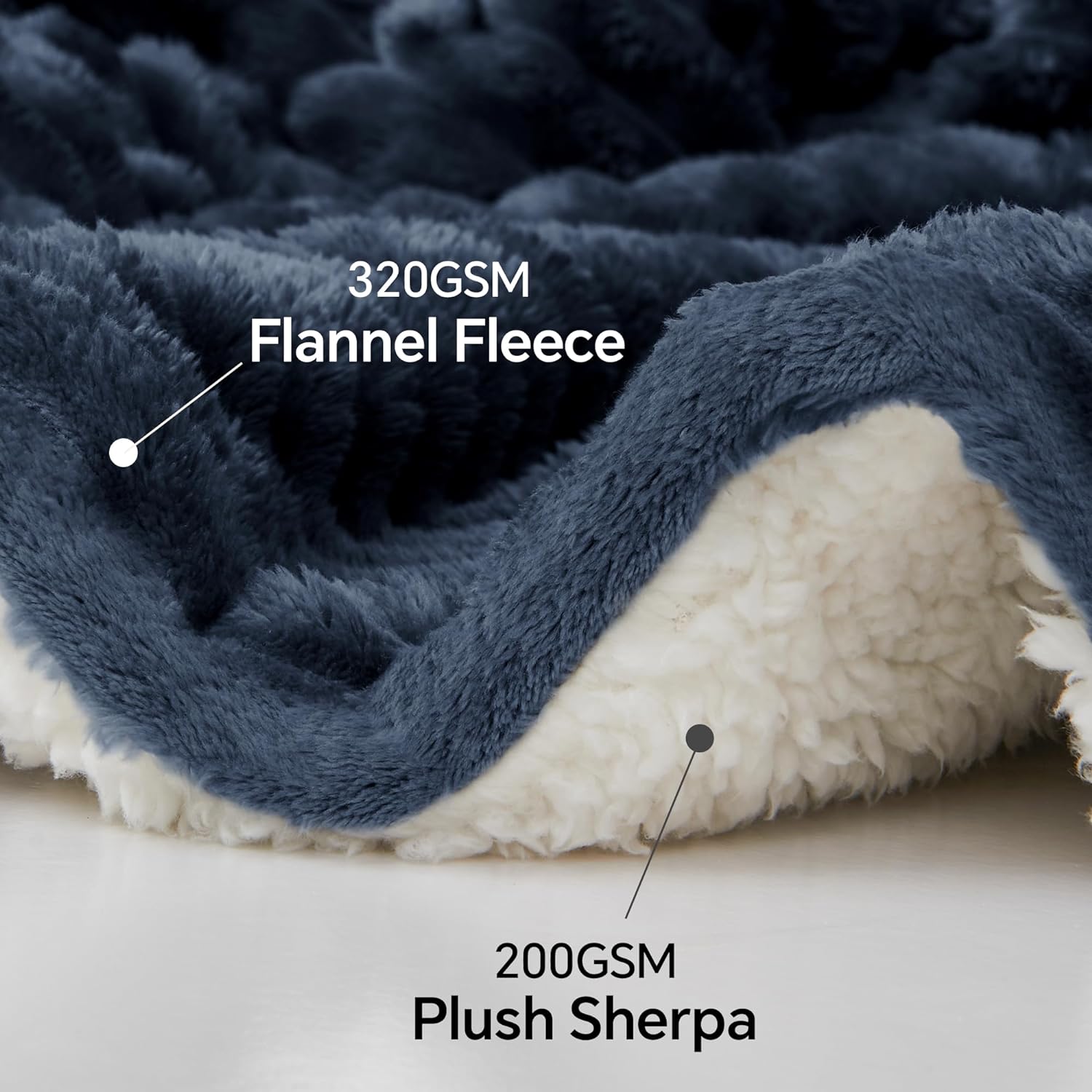 Manta Sherpa para sofá, manta de franela a rayas para sofá para uso en -  VIRTUAL MUEBLES