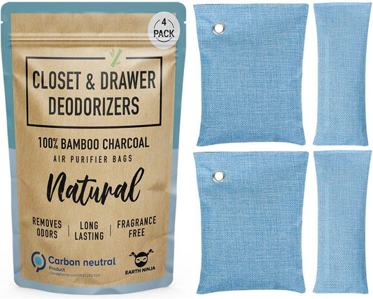 Bolsas desodorizantes para armario y cajón (paquete de 4) Absorbe y elimina - VIRTUAL MUEBLES