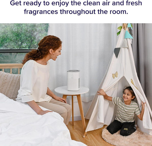 Purificador de aire para el hogar, dormitorio, filtro de ambientadores HEPA, - VIRTUAL MUEBLES