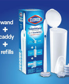 ToiletWand Kit de limpieza de inodoro desechable, cepillo de inodoro, sistema - VIRTUAL MUEBLES