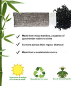 Marsheepy Paquete de 6 bolsas de carbón de bambú natural, desodorante de - VIRTUAL MUEBLES
