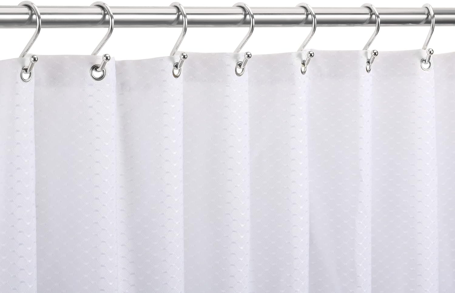 Ganchos de metal para cortina de ducha, juego de 12, anillos de ganchos  para cortina de ducha a prueba de óxido, ganchos duraderos en forma de S  para