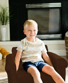 Sofá para niños y tumbona convertible, 2 en 1 fácilmente ajustable, sofá de