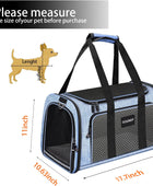 Transportador para perros y gatos, aprobado por aerolíneas, transportador de