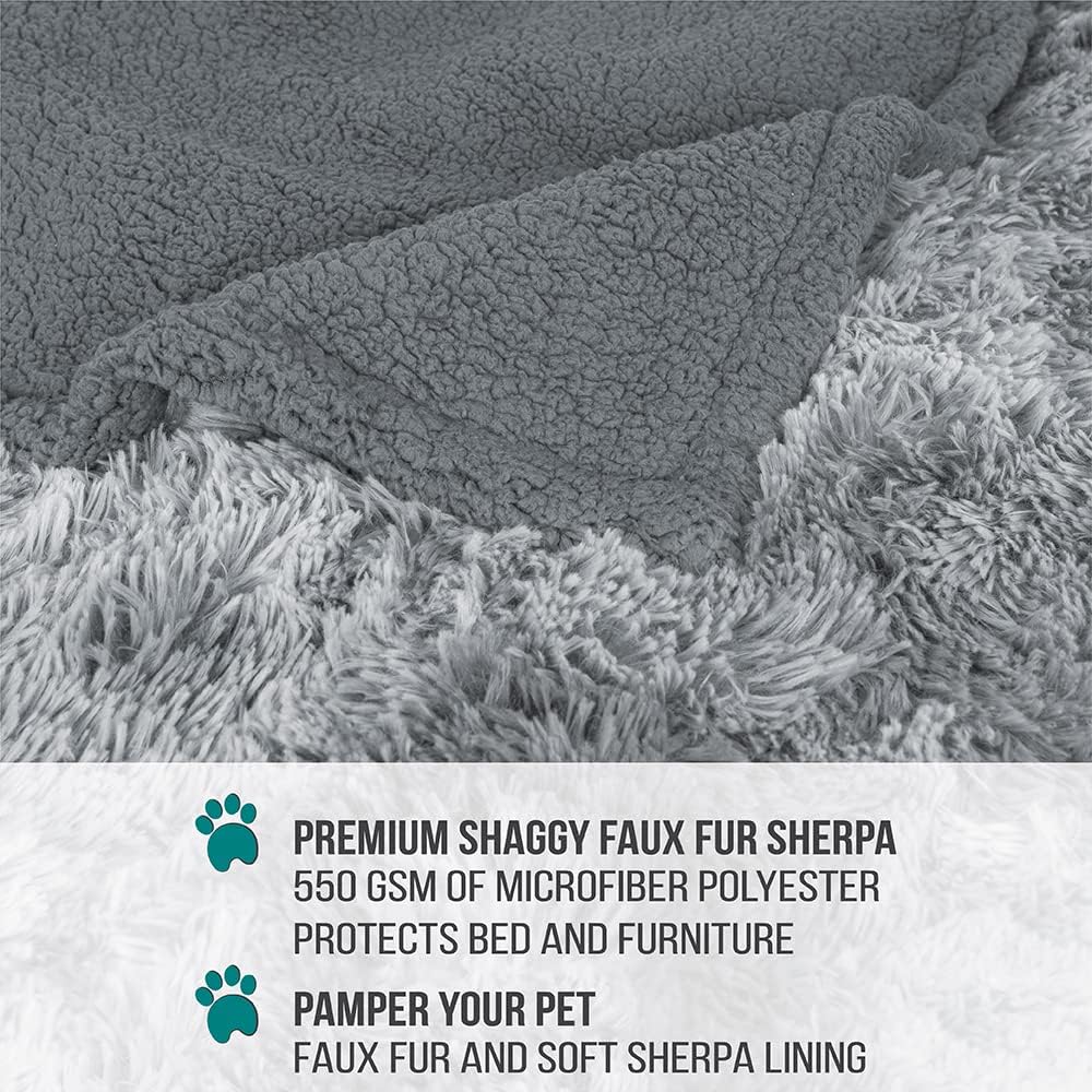 PAVILIA Manta impermeable para sofá, manta impermeable para perros grandes,  cachorros, gatos | Protector de manta para mascotas | Manta sherpa suave y