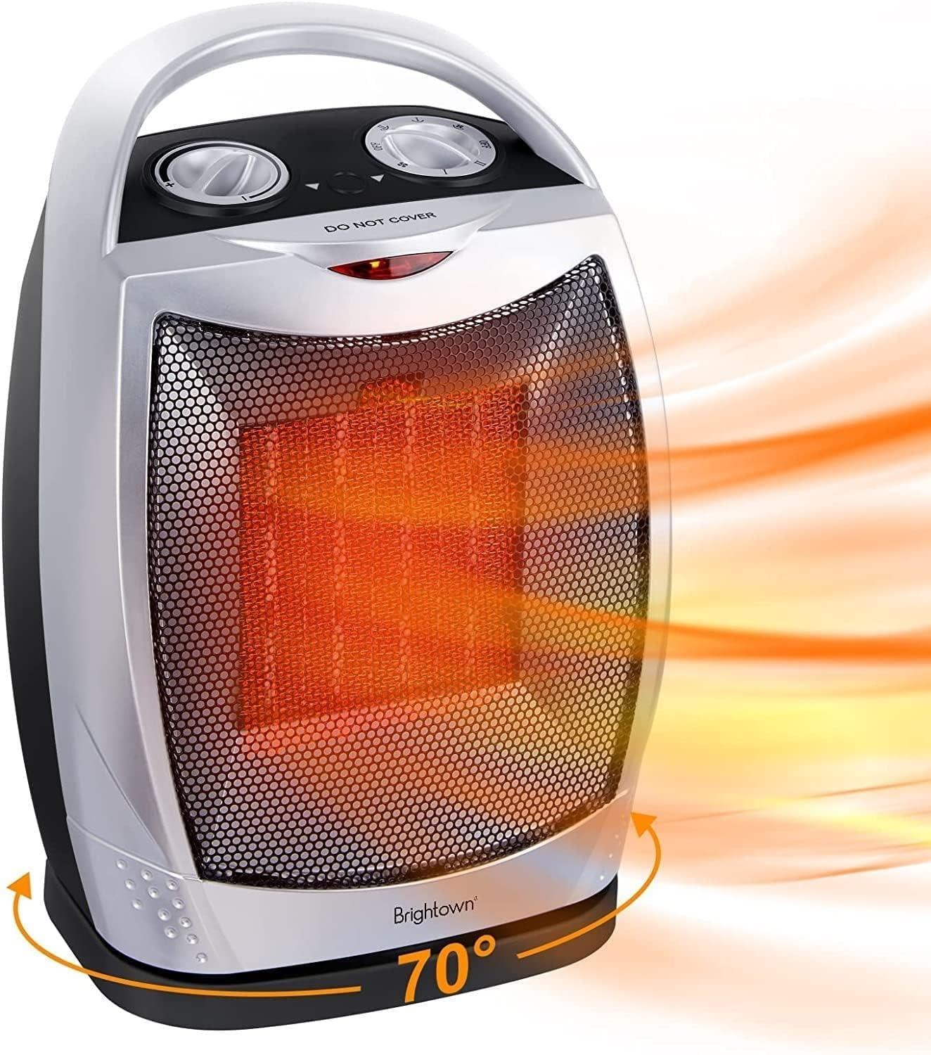 Calefactor De Calentador Portatil Aire Caliente Ventilador Electrico Para  Cuarto