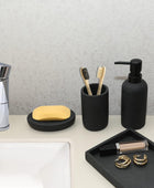 TAUVLL Juego de accesorios de baño, 4 piezas completo de resina para encimera - VIRTUAL MUEBLES