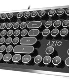 Azio MK-RETRO-01 teclado mecánico inspirado en máquina de escribir con USB,