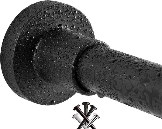 Cortinero de ducha con resorte de tensión de acero inoxidable 304 - VIRTUAL MUEBLES