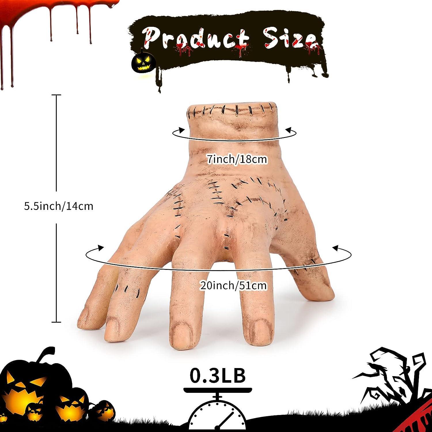Wednesday Addams Family Thing Hand Scary Realistic Fake Hand Gothic Prop Spooky - VIRTUAL MUEBLES