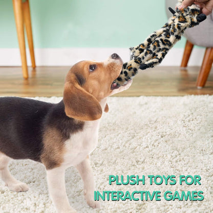 Juguetes chirriantes para perros sin relleno, paquete de 3 juguetes para perros