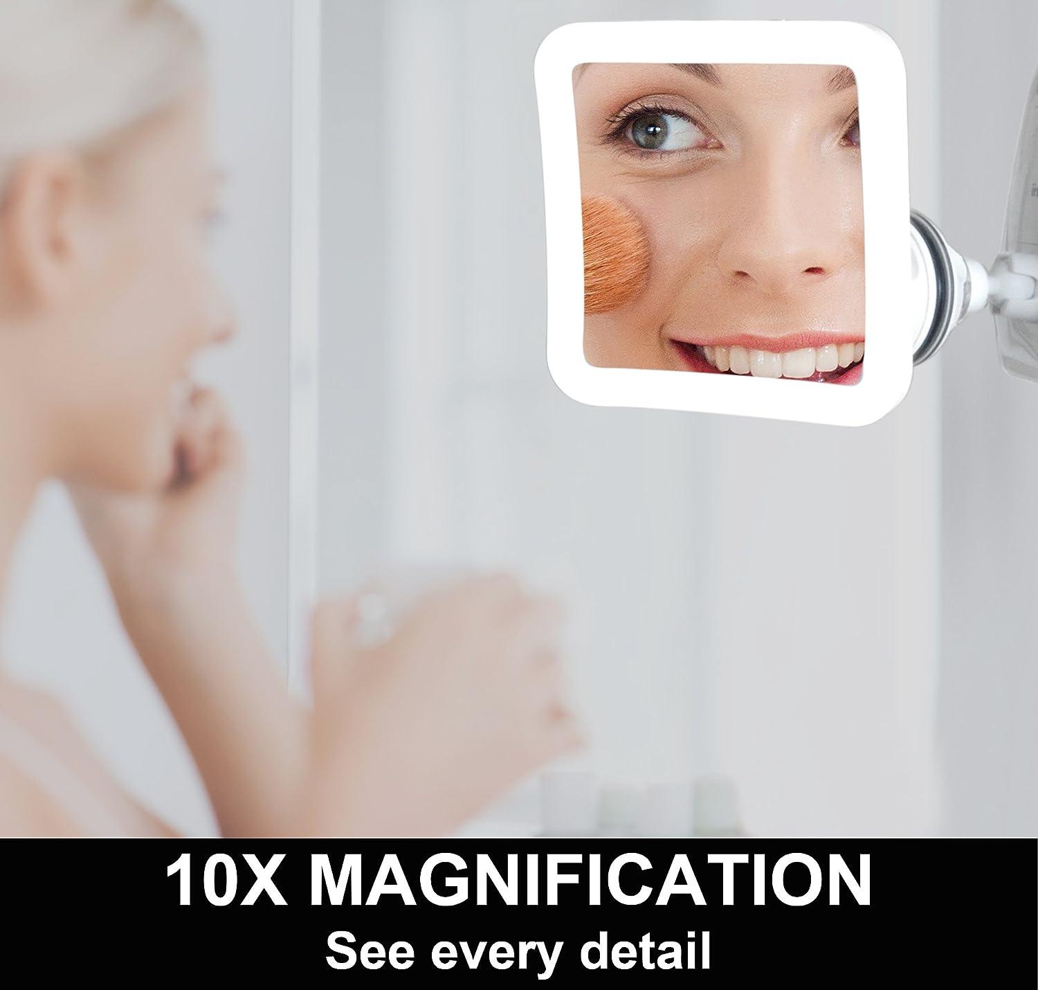 Espejo de Maquillaje Aumento 10X - giratiorio 360º - NEWSUMIT