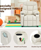 Silla reclinable para niños con soporte para tazas, silla de descanso ajustable