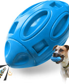 Juguetes chirriantes para perros masticadores agresivos bola masticable de goma