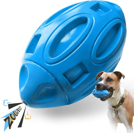 Juguetes chirriantes para perros masticadores agresivos bola masticable de goma