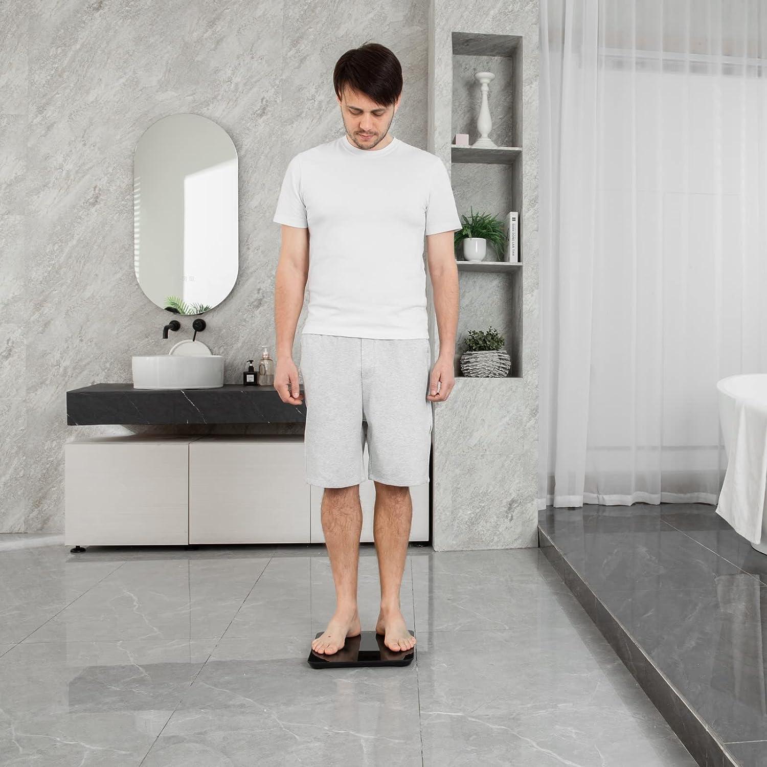 Báscula digital de baño para peso corporal, báscula de baño para obser -  VIRTUAL MUEBLES