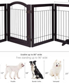 Puerta para perros extra ancha de 30 pulgadas de alto con paseo, puerta de