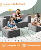 Sofá infantil con fundas lavables y duraderas, sofá modular para niños, sofá