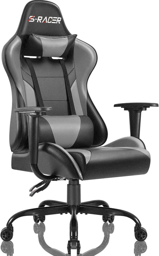 Silla de oficina para juegos, silla de computadora con respaldo alto, silla de