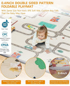 Corralito de juegos para bebés con alfombra, patio grande para niños pequeños,