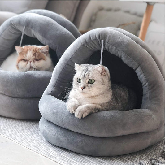Cama para gatos de interior lavable a máquina camas para gatos de interior o
